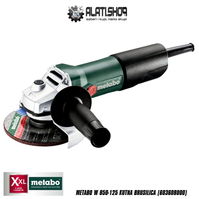 Metabo W 850-125 kutna ugaona brusilica (603608000)