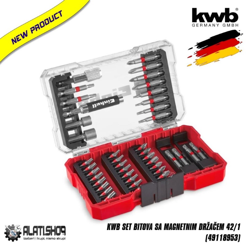 KWB set bitova izvijača dugih 50 mm 33/1 (49118903)