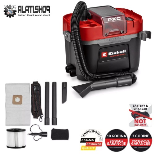 Einhell usisavač TP-VC 18/10 Li BL L Solo Power X-Change akumulatorski usisavač (2347155)