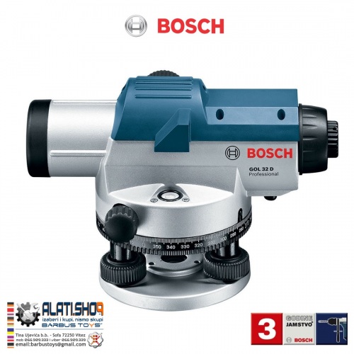 BOSCH GOL 32 D + BT 160 + GR 500 JIT KIT Professional optički nivelir (0 601 068 502)