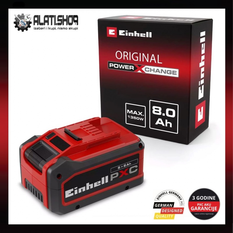 Einhell Power X-Change Plus 18 V / 5-8 Ah Li-Ion Multi akumulator (4511600)