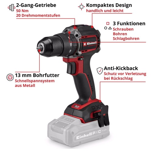 Einhell TP-CD 18/50-C Li-i BL (2x3Ah) Power X-Change akumulatorska bušilica (4514406)