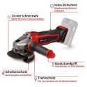 Einhell TE-AG 18/125-2 Li - Solo Power X-Change akumulatorska kutna-ugaona brusilica (4431168)