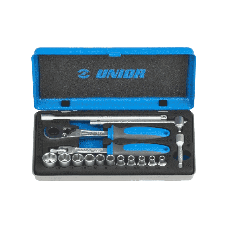 Unior 188BI nasadni ključevi - gedore 1/4" u metalnoj kutiji (611996)
