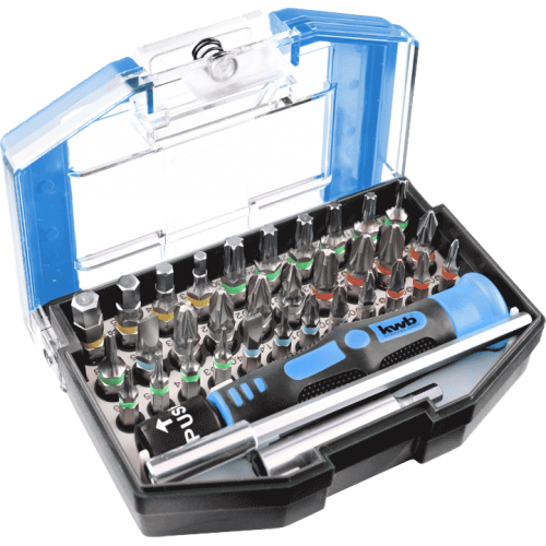 KWB 35-dijelni set nasadnih ključeva - gedora i nastavaka za odvijač (119000)