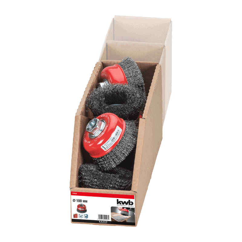 KWB lončasta čelična četka 60 mm M14 (719136)