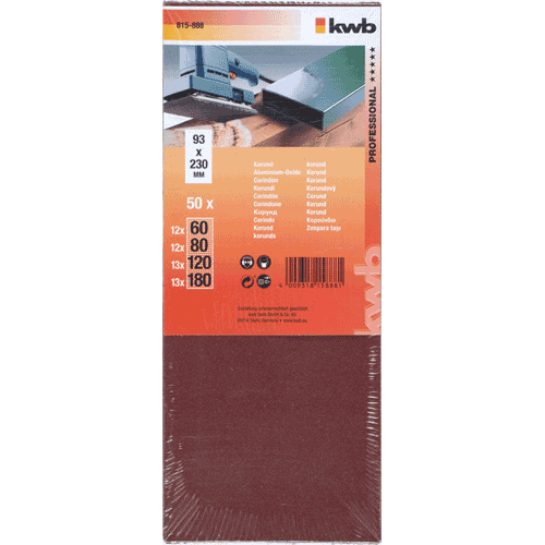 KWB Sparpack brusni papir za drvo - metal 93 x 230 mm 50/1 (815888)