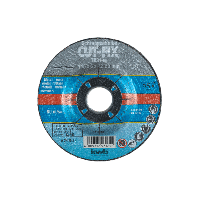 KWB Cut-Fix brusna ploča za metal 115 x 6 mm (793165)