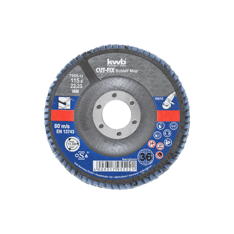 KWB lamelni papir 115 mm GR 60 (795526)