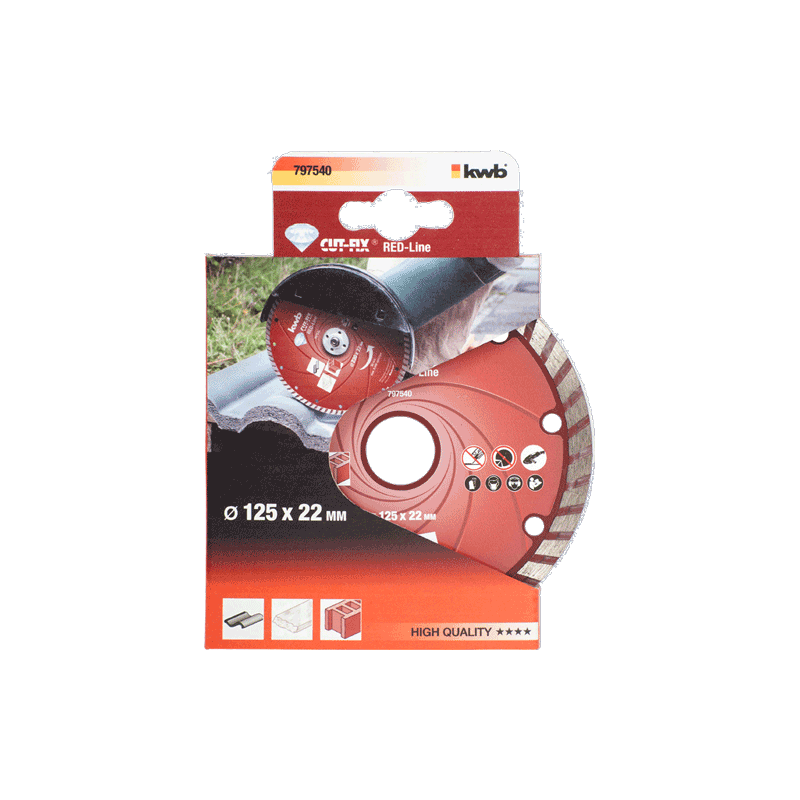 KWB Cut-Fix Red-Line dijamantna rezna ploča za beton 125 mm (797540)