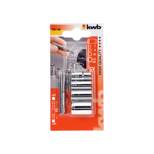 KWB set adaptera 1/4" l-50 mm 5/1 (105100)