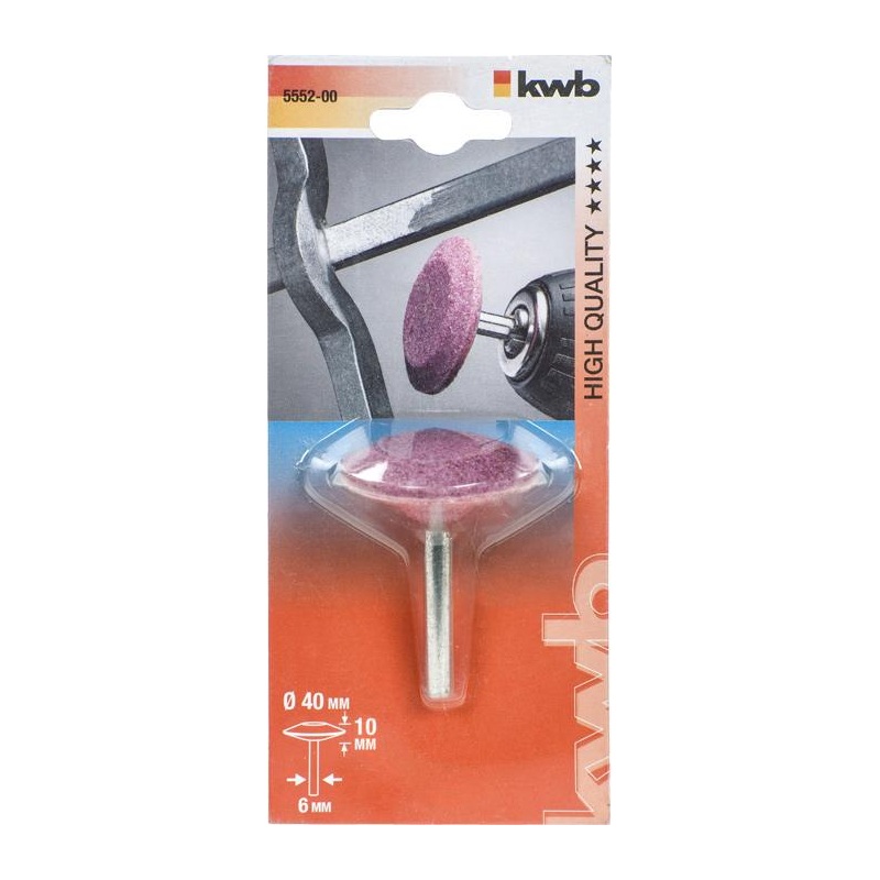 KWB plosnati - konusni brus 40x10 mm za bušilicu 6 mm (555200)