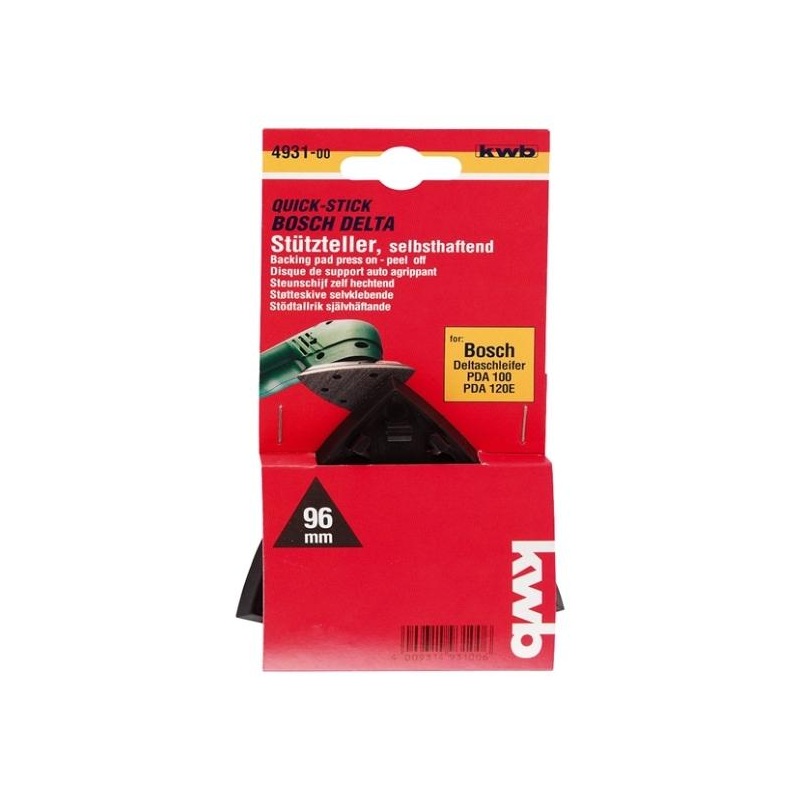 KWB trokutni gumeni disk 96 mm za BOSCH PDA 100/125 E (493100)