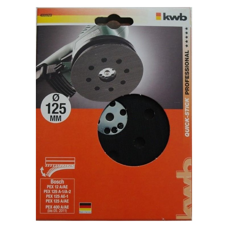 KWB gumeni disk 125 mm za BOSCH PEX/GEX (480920)