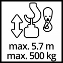 Einhell TC-EH 500 električna dizalica