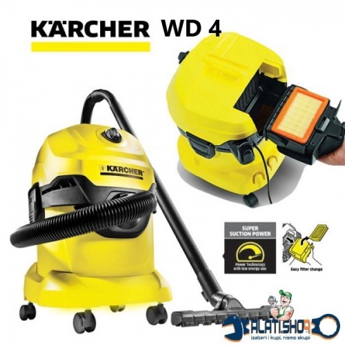 Kärcher WD 4 Home&amp;Garden usisivač za mokro/suho čišćenje