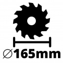 EINHELL TE-CS 18/165 Li - Solo Power X-Change akumulatorska ručna kružna pila-žaga-cirkular (4331204)