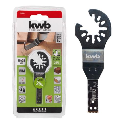 KWB nož Bi-metal za rezanje drveta/plastike/metala/aluminija 10 mm (709250)