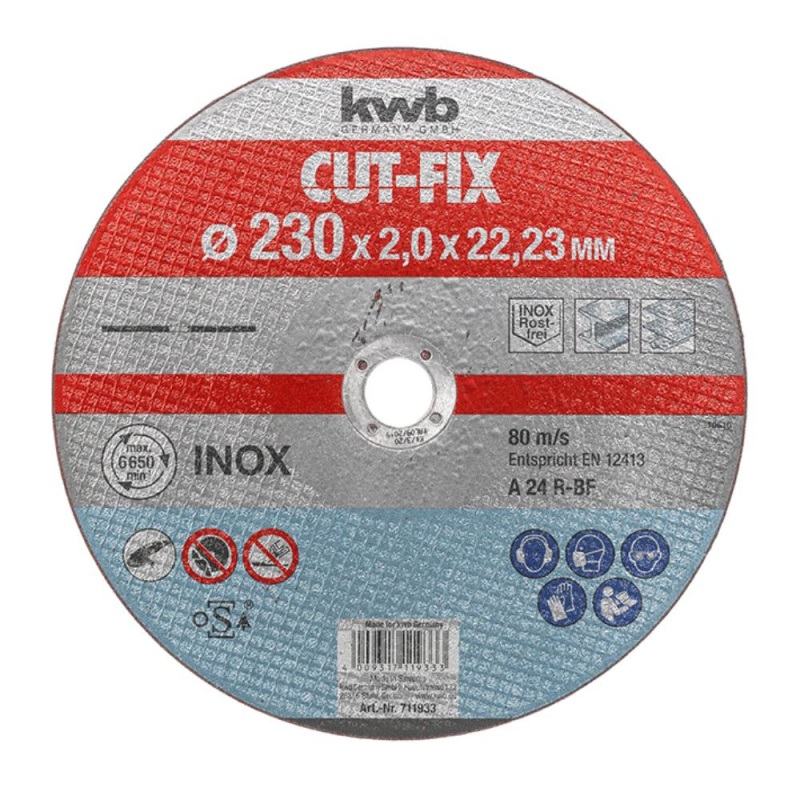 KWB Cut-Fix rezna ploča za Inox 230 x 2 mm (711933)