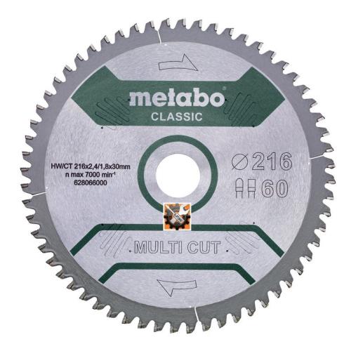 Metabo rezni list Multi Cut Classic 216×2,4/1,8×30/Z60 (628066000)