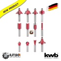 KWB glodala frezer kroner za drvo prihvat 8 mm set 12/1 (757295)