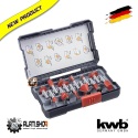KWB glodala frezer kroner za drvo prihvat 8 mm set 12/1 (757295)