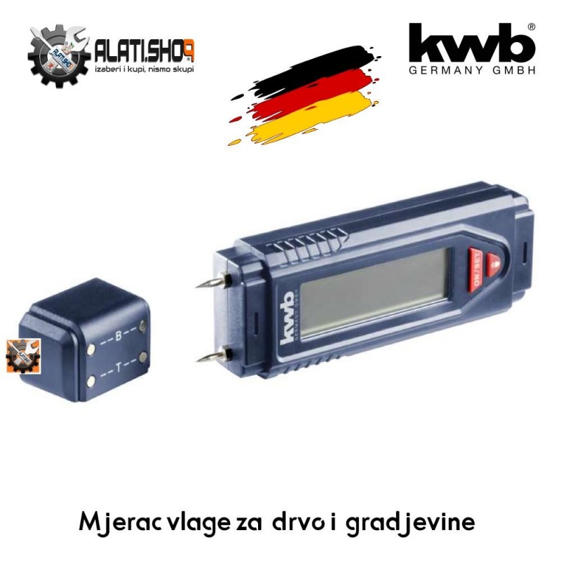 KWB Mjerač vlage za drvo i građevinske materijale (012100)