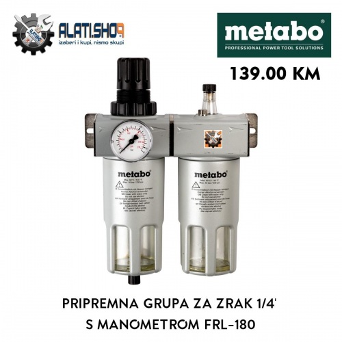 Metabo 180-5 W OF kompresor klipni bezuljni 5 L (601531000)