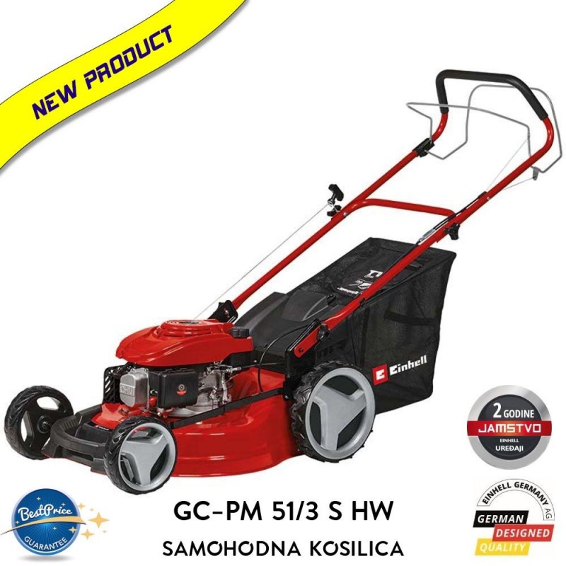 Einhell GC-PM 51/2 S HW samohodna benzinska kosilica