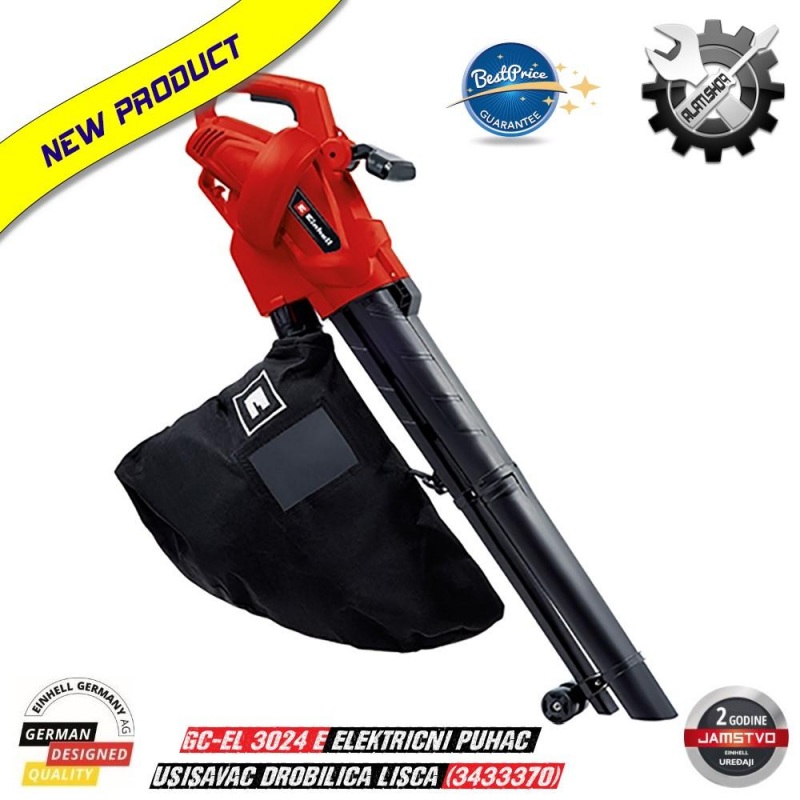 Einhell GC-EL 3024 E električni usisavač-puhač-drobilica lišća (3433370)