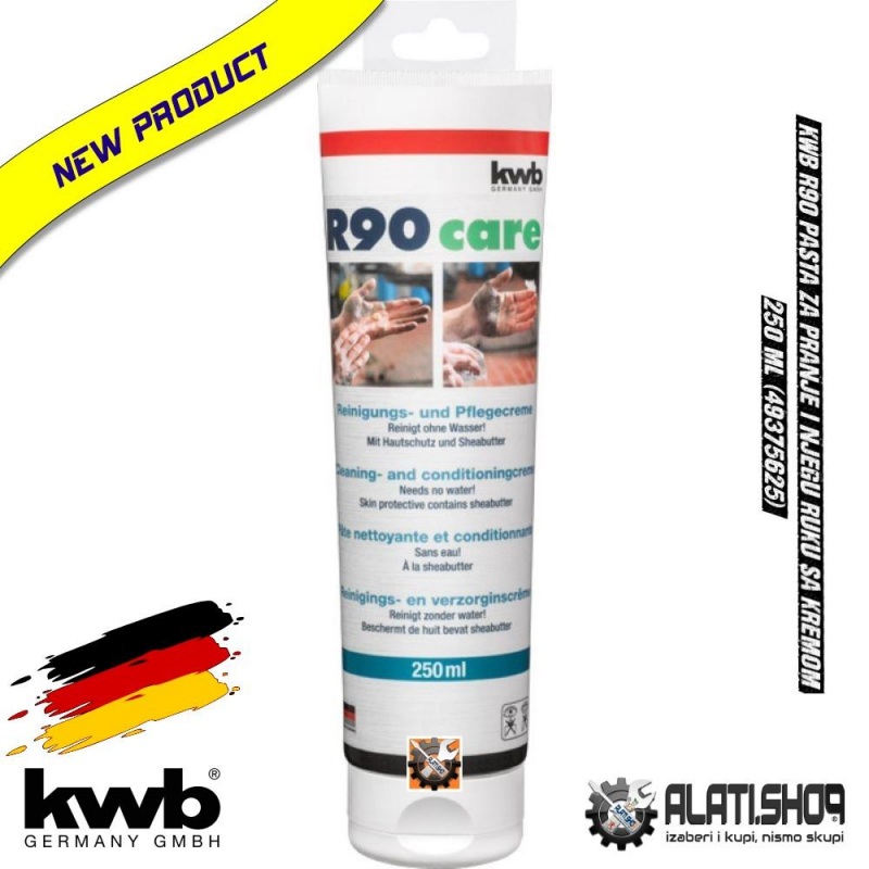KWB R90 pasta za pranje i njegu ruku sa kremom 250 ml (49375625)