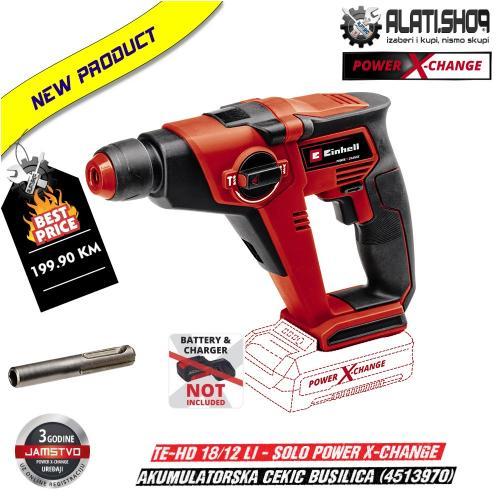 Einhell TE-HD 18/12 Li - Solo Power X-Change akumulatorska čekić bušilica (4513970)