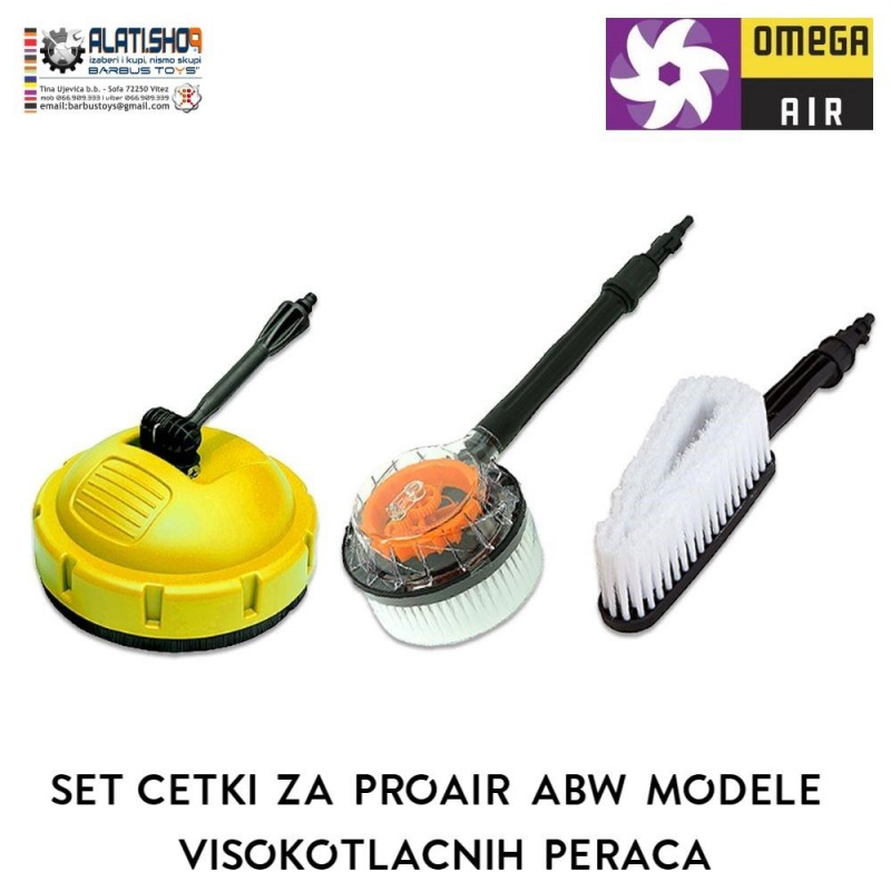 ProAir četke za ABW modele visokotlačnih perača 3/1