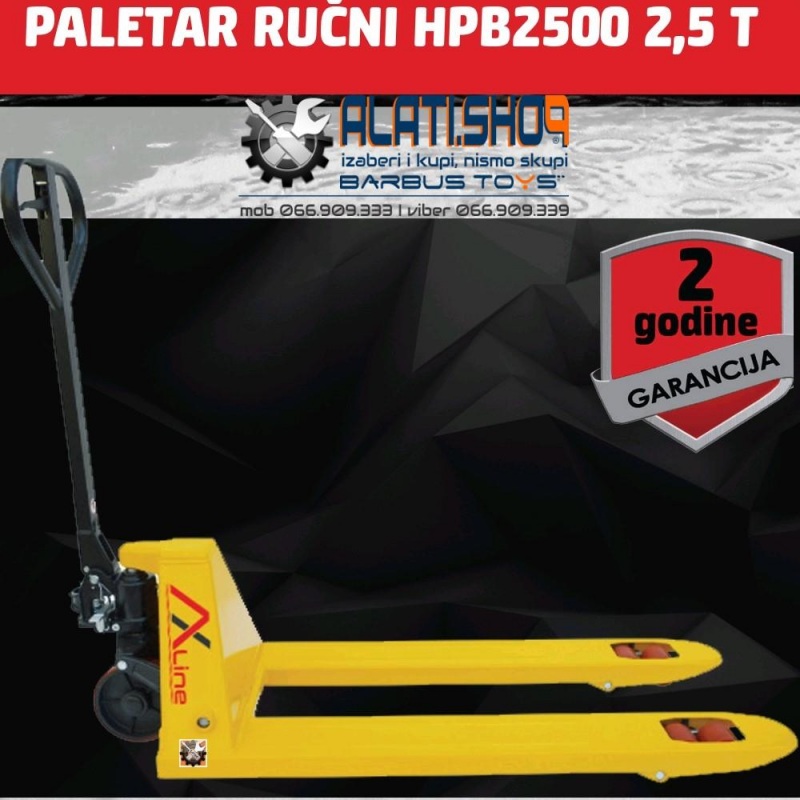 AX-Line ručni paletar - viličar 2.5T HPB2500 (150233828)