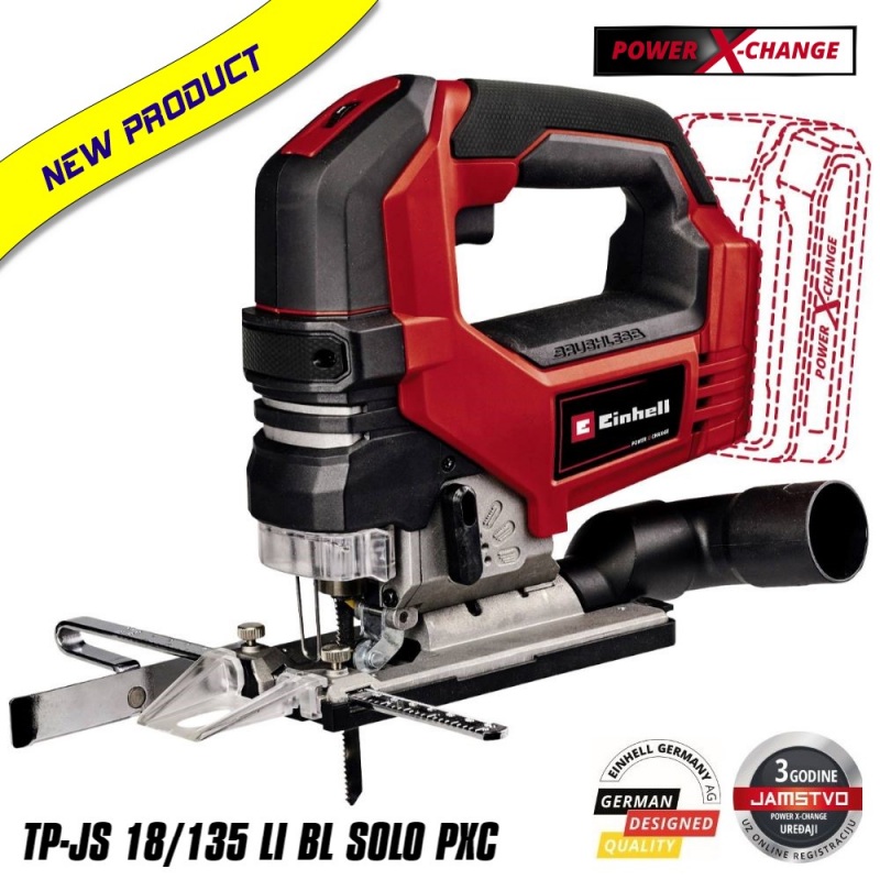 Einhell TP-JS 18/135 Li BL - Solo Power X-Change akumulatorska ubodna pila-žaga-testera (4321260)