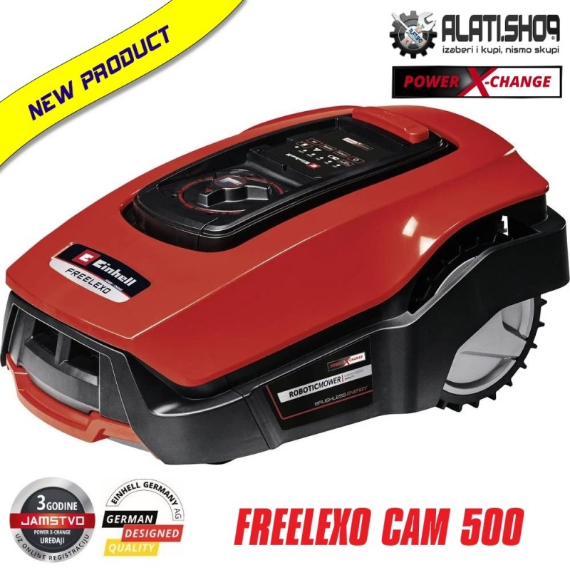Einhell FREELEXO CAM 500 robotska akumulatorska kosilica Power X-Change (3413991)