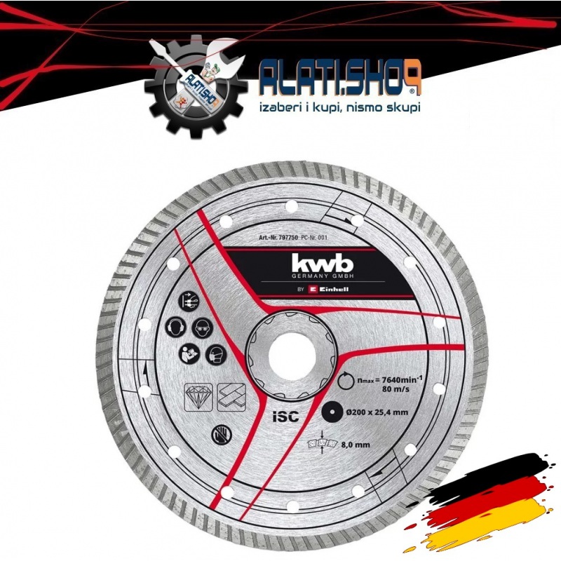 Einhell turbo dijamantna rezna ploča za RT-TC 520 U/TE-TC 620 U (4301175)