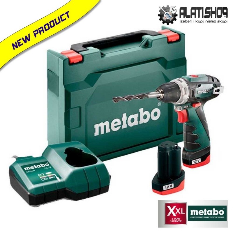 Metabo bušilica-odvijač aku PowerMaxx BS Basic 12V (600984500)