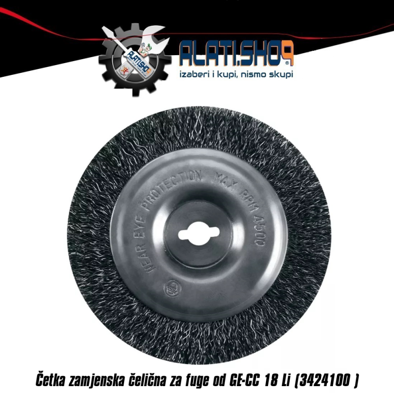 Einhell četka zamjenska čelična za fuge od GE-CC 18 Li (3424100 )