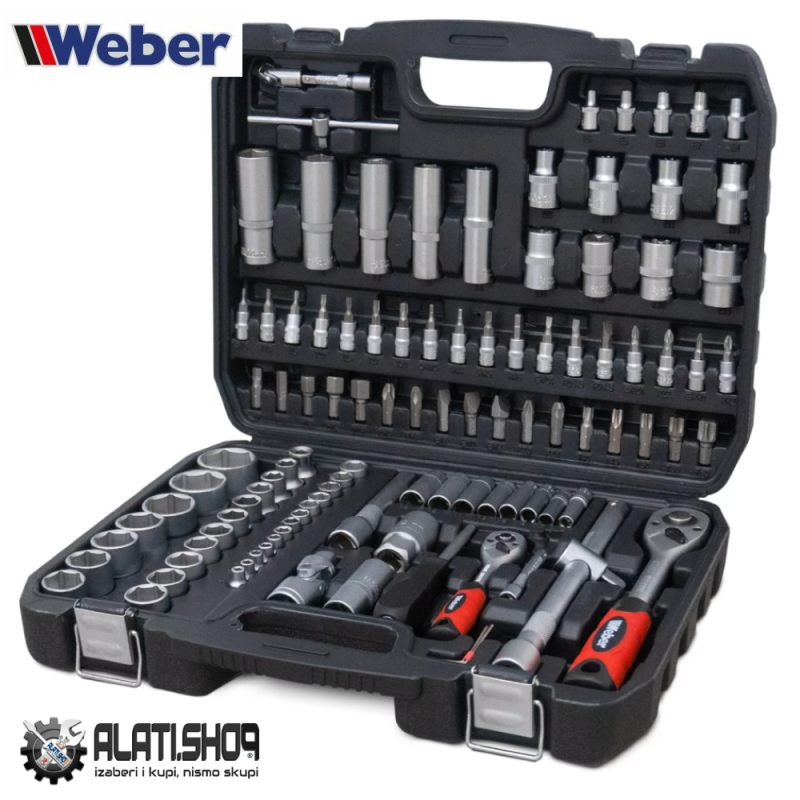 Weber setnasadnih ključeva u koferu 108/1 (WZ-WW108)