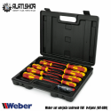 Weber set odvijača izoliranih VDE  9-dijelni (WZ-SD9)