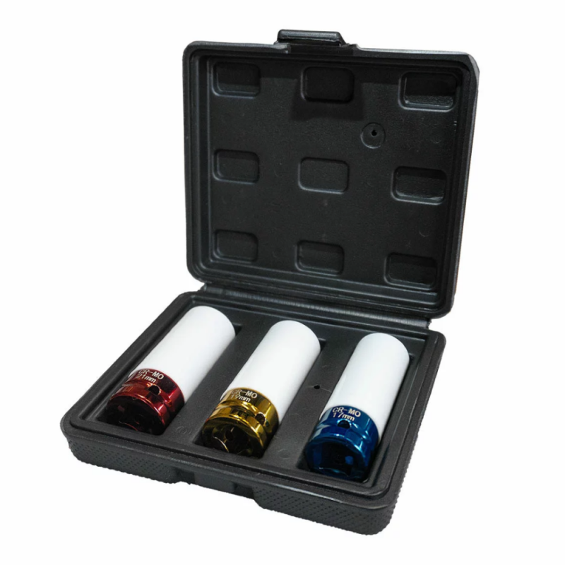 Weber set nasadnih ključeva sa zaštitom za alu kotače Ø 17 19 21 1/2″ (WZ-SN3)