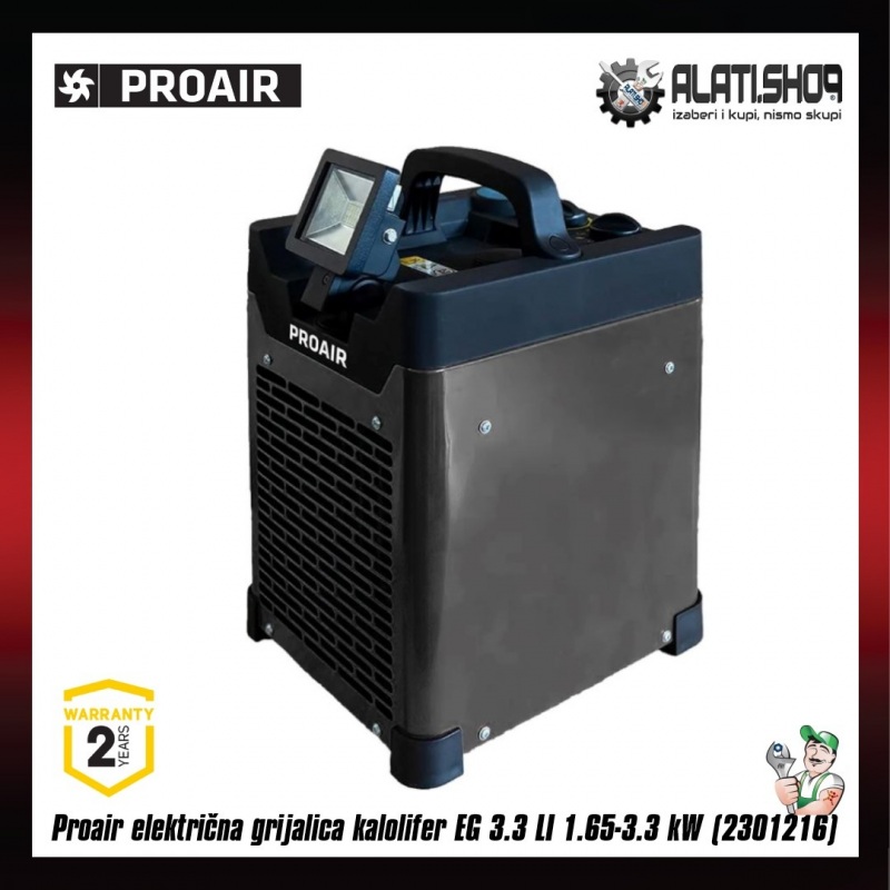 PROAIR kalolifer EG 3.3 LI 1.65-3.3 kW (2301216)