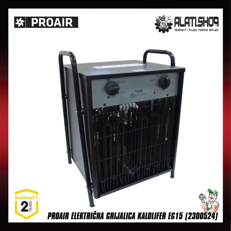 PROAIR kalolifer EG 15 0.5-15 kW (2300524)