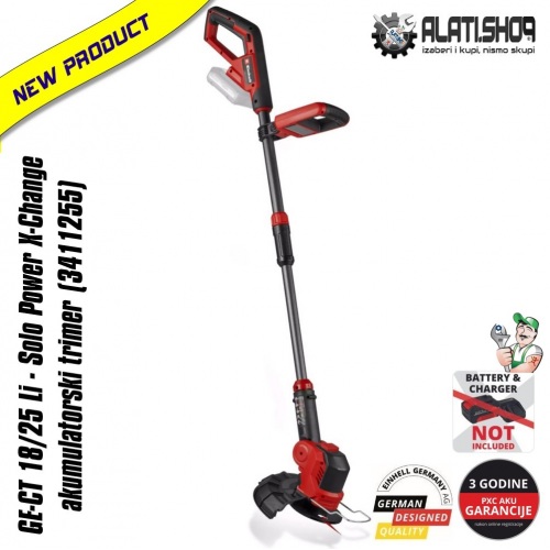 Einhell GE-CT 18/25 Li - Solo Power X-Change akumulatorski trimer (3411255)
