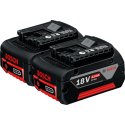 BOSCH 18 V / 4.0 Ah Professional 2x Li-Ion akumulator