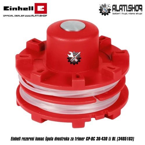Einhell rezervni konac špula dvostruka za trimer GP-BC 36/430 Li BL (3405103)