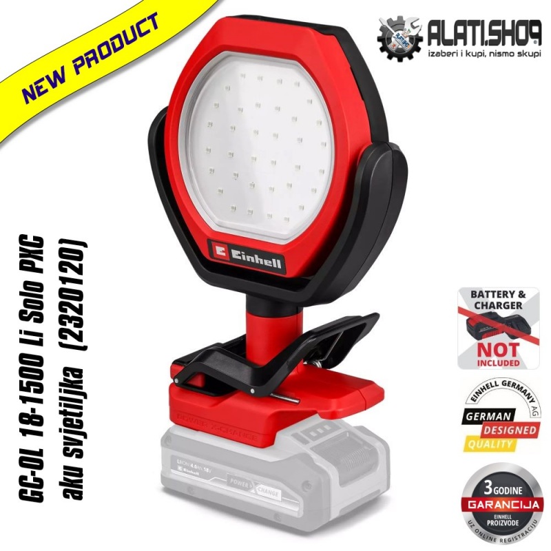 Einhell GC-OL 18/1500 Li - Solo Power X-Change akumulatorska svjetiljka lampa (2320120)