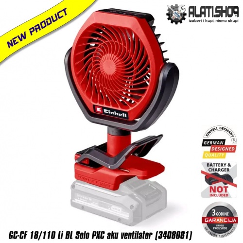 Einhell GC-CF 18/110 Li BL - Solo Power X-Change akumulatorski ventilator (3408061)