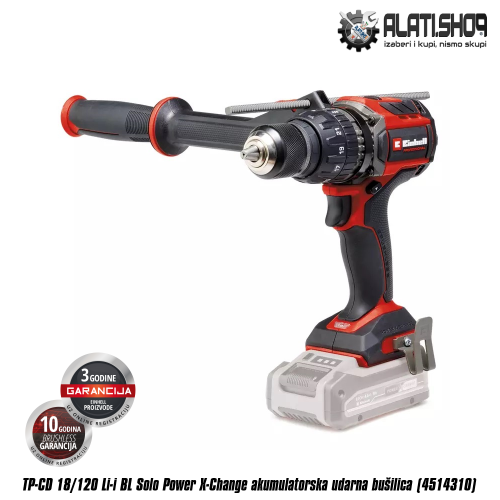 Einhell TP-CD 18/120 Li-i BL Solo Power X-Change akumulatorska udarna bušilica (4514310)